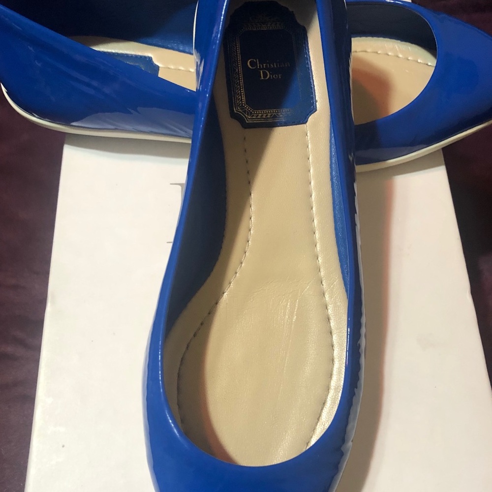 Christian Dior Def Cruise Patent Leather Flats Size 7.5 - Picture 16 of 16
